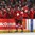 MONTREAL, CANADA - DECEMBER 30: Switzerland's Nando Eggenberger #22 celebrates at the bench with teammates after a second period goal against Denmark during preliminary round action at the 2017 IIHF World Junior Championship. (Photo by Francois Laplante/HHOF-IIHF Images)

